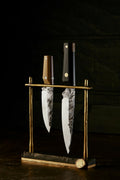 set of pairing knife and made in melbourne australia by 13 knives bud heyser high quality silver and gold