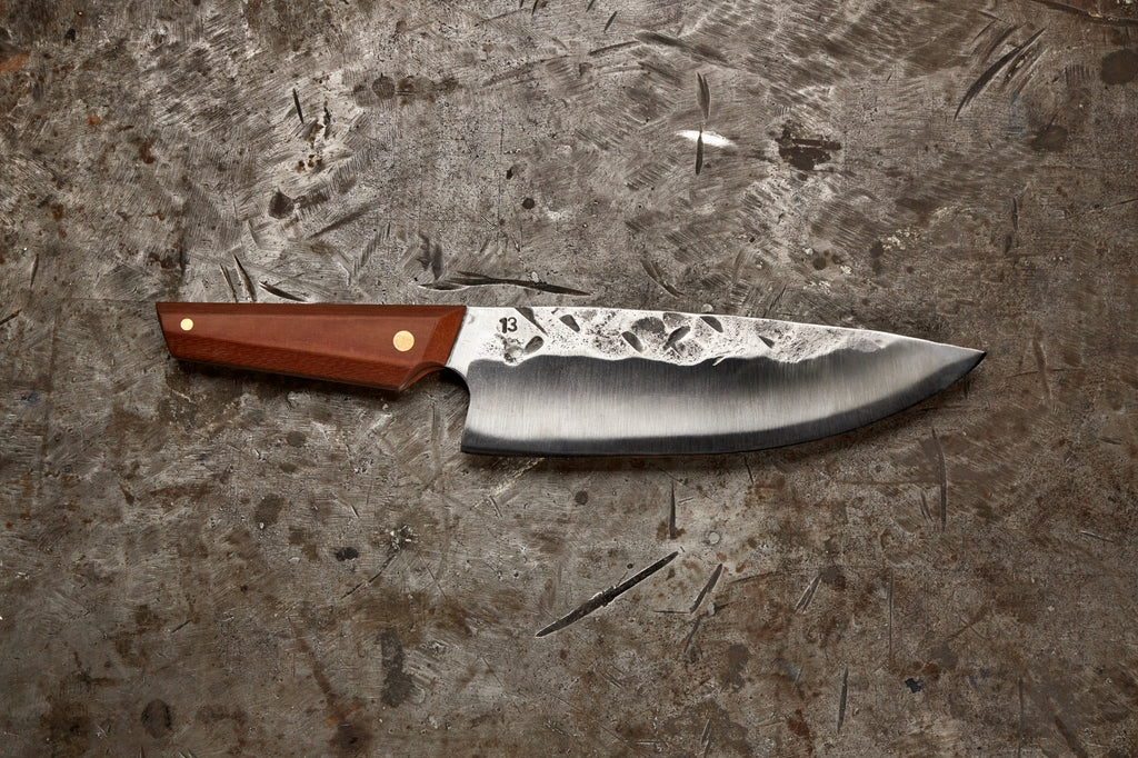 hand forged high carbon steel kitchen chef knife