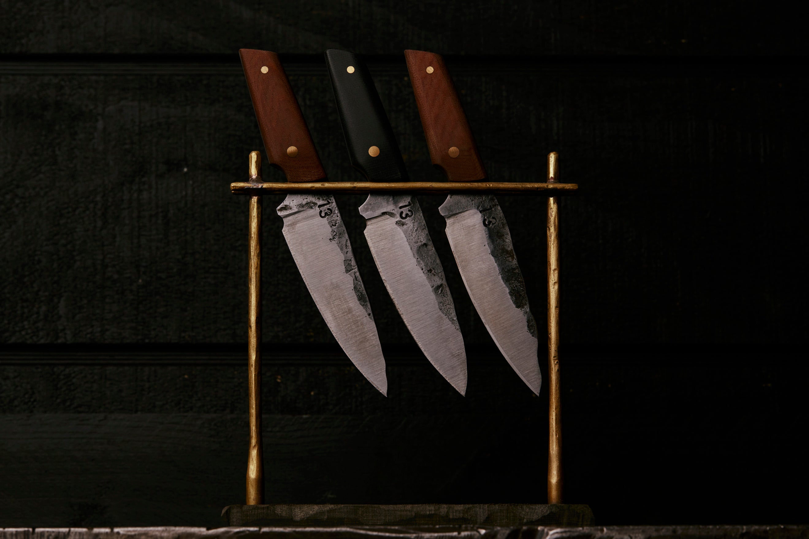 handforged paring knife forged by blacksmith from high carbon steel very sharp in collingwood melbourne australia